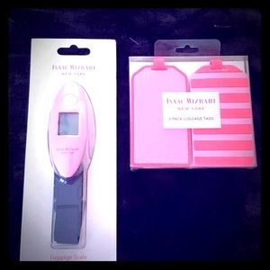 Luggage tags luggage scale Isaac Mizrahi